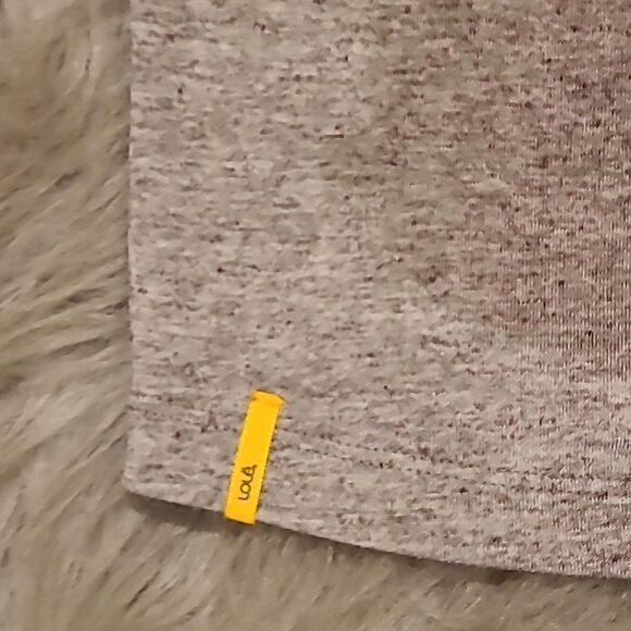 Lole gray linen blend tshirt womens size small - Picture 2 of 6